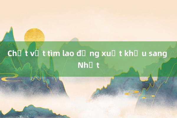 Chật vật tìm lao động xuất khẩu sang Nhật